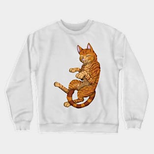 Ginger Tabby Shorthair Crewneck Sweatshirt